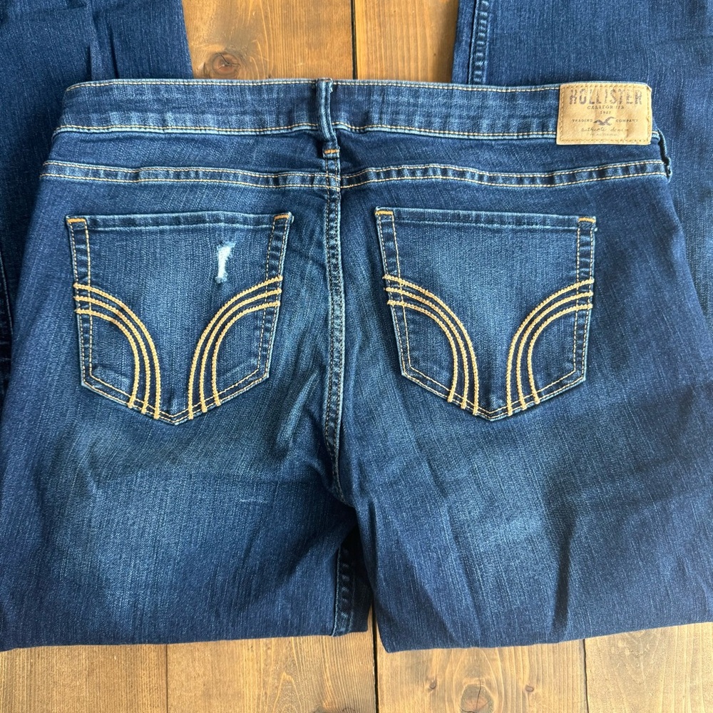 Hollister Dark Wash Skinny Denim Jeans - Picture 5 of 7